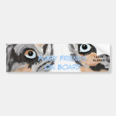 Blue Merle Australian Shepherd Bumpersticker (Voorkant)