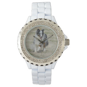 Blue Merle Australian Shepherd Horloge