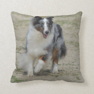 Blue Merle Australian Shepherd Kussen