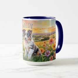 Blue Merle Australian Shepherd Puppy Mok