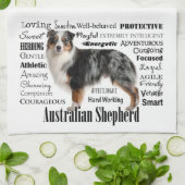 Blue Merle Australian Shepherd Theedoek (Gevouwen)