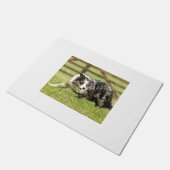 Blue Merle Border Collie~Joe~Doormat Deurmat (Schuin)
