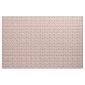 Blue Merle Border Collie  roze florals Stof (Yard (91,4 cm))