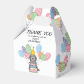 Blue Merle Cockapoo Cavapoo Verjaardag Bedankt Bedankdoosjes (Voorkant Zijde)