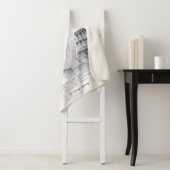 Blue Merle Collie Angel Memorial, Heaven Balcony - Sherpa Deken (In situ)