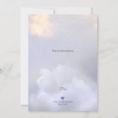 Blue Merle Collie Angel - Pet Losse Sympathiekaart (Achterkant)