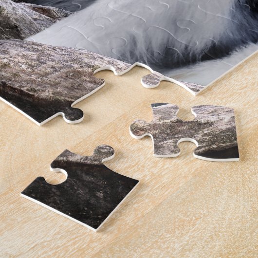 Blue Merle Collie, Eilean Donan & Scotland Flag - Legpuzzel (Zijkant)