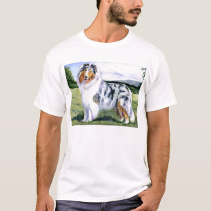 Blue Merle Collie T-shirt