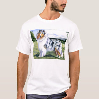 Blue Merle Collie T-shirt