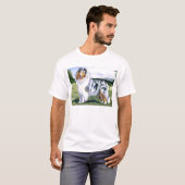 Blue Merle Collie T-shirt (Voorkant volledig)