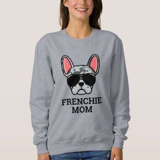 Blue Merle French Bulldog Frenchie Dog mama Trui (Voorkant)