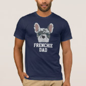 Blue Merle Frenchie Dog Dad T-shirt (Voorkant)