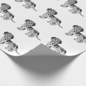 Blue Merle Mini Goldendole Cartoon Dog Pattern Cadeaupapier (Hoek)