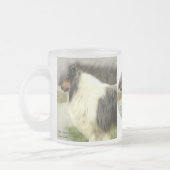 Blue Merle Rough Collie Art geeft Mokken (Links)