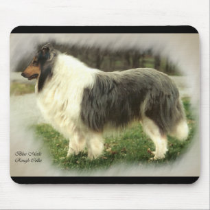 Blue Merle Rough Collie Art Gifts Muismat