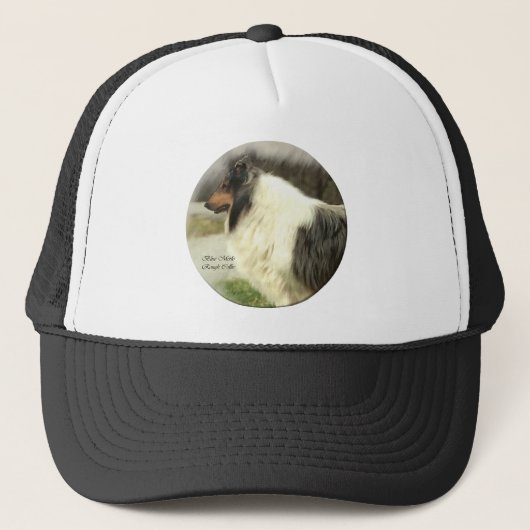 Blue Merle Rough Collie Cadeaus Trucker Pet (Voorkant)