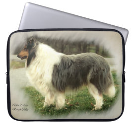 Blue Merle Rough Collie Gifts Laptop Sleeve