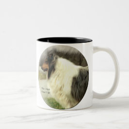 Blue Merle Rough Collie Gifts Tweekleurige Koffiemok