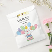 Blue Merle Sheepadoodle Verjaardagsfeestje Bedankzakje (Gezegeld)