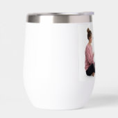 Blue Merle Sheltie Funny Wine Friend (Links)