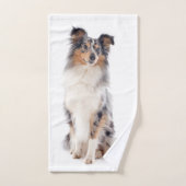 Blue Merle Sheltie Hand Towel Handdoek (Handdoek)