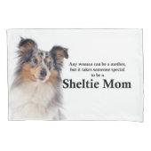 Blue Merle Sheltie Ma Pillowcase Kussensloop (Voorkant)