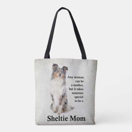 Blue Merle Sheltie Mam Tas (Achterkant)