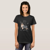 Blue Merle Sheltie Shetland Sheepdog Anatomy, leuk T-shirt (Voorkant volledig)