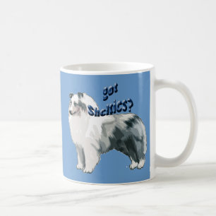 Blue Merle shetland Sheepdog Koffiemok
