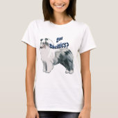 Blue Merle shetland Sheepdog T-shirt (Voorkant)