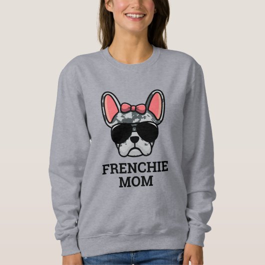 Blue Merle Vrouw French Bulldog Frenchie Dog mama Trui (Voorkant)