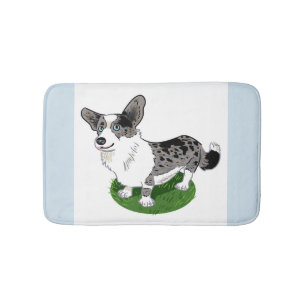 Blue merle Welsh Corgi Cardigan - badmat / Pet.