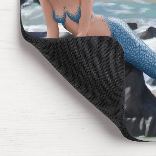 Blue Mermaid Muismat (Hoek)