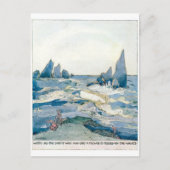  BLUE MERMAID OCEAN PRINT BRIEFKAART (Voorkant)