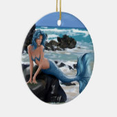Blue Mermaid Ornament (Rechts)