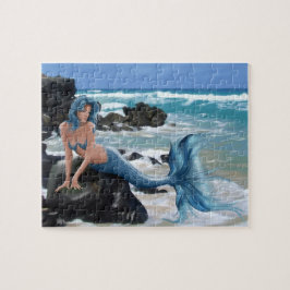 Blue Mermaid Puzzle Legpuzzel