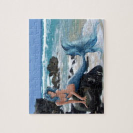 Blue Mermaid Puzzle Legpuzzel