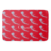 Blue Mermaid Swimmer Thunder_Cove Badmat (Voorkant)