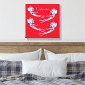 Blue Mermaid Swimmer Thunder_Cove Canvas Afdruk (Insitu (Slaapkamer))