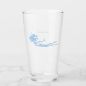 Blue Mermaid Swimmer Thunder_Cove Glas (Voorkant)