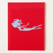 Blue Mermaid Swimmer Thunder_Cove Planner (Achterkant)