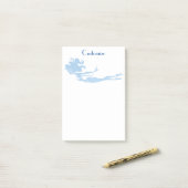 Blue Mermaid Swimmer Thunder_Cove Post-it® Notes (Op bureau)