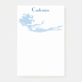 Blue Mermaid Swimmer Thunder_Cove Post-it® Notes (Voorkant)