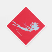 Blue Mermaid Swimmer Thunder_Cove Servet (Hoek)