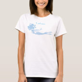 Blue Mermaid Swimmer Thunder_Cove T-shirt (Voorkant)