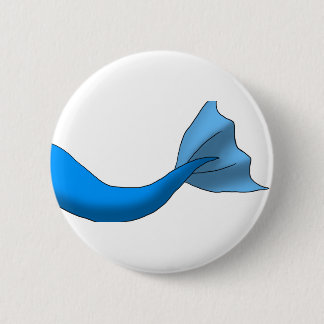 Blue Mermaid Tail Ronde Button 5,7 Cm