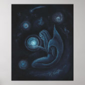 Blue Mermaid Universe Poster (Voorkant)