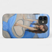 Blue Mermaid's Heart Fantasy Art iPhone 5 Hoesje (Achterkant (horizontaal))