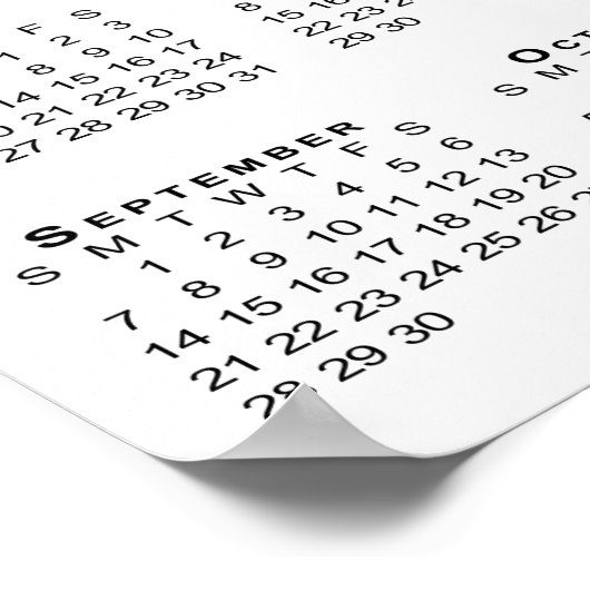 Blue Mesa Badlands Desert Mountains 2025 Kalender Poster (Hoek)