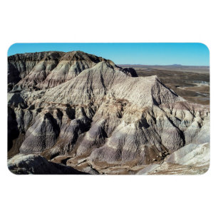 Blue Mesa Badlands Desert Mountains Foto Magneet